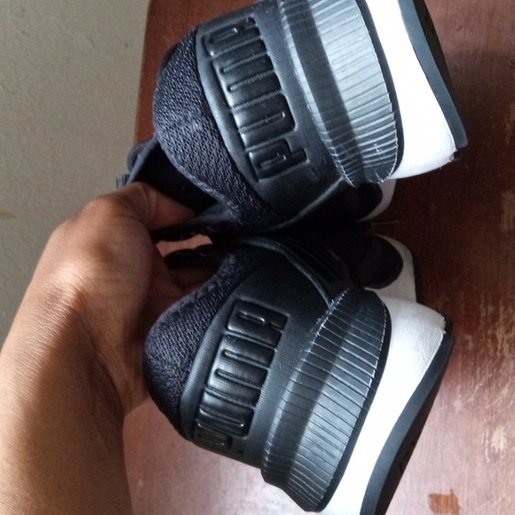 Women's Puma leopard print/black sneakers - Picture 6 of 7